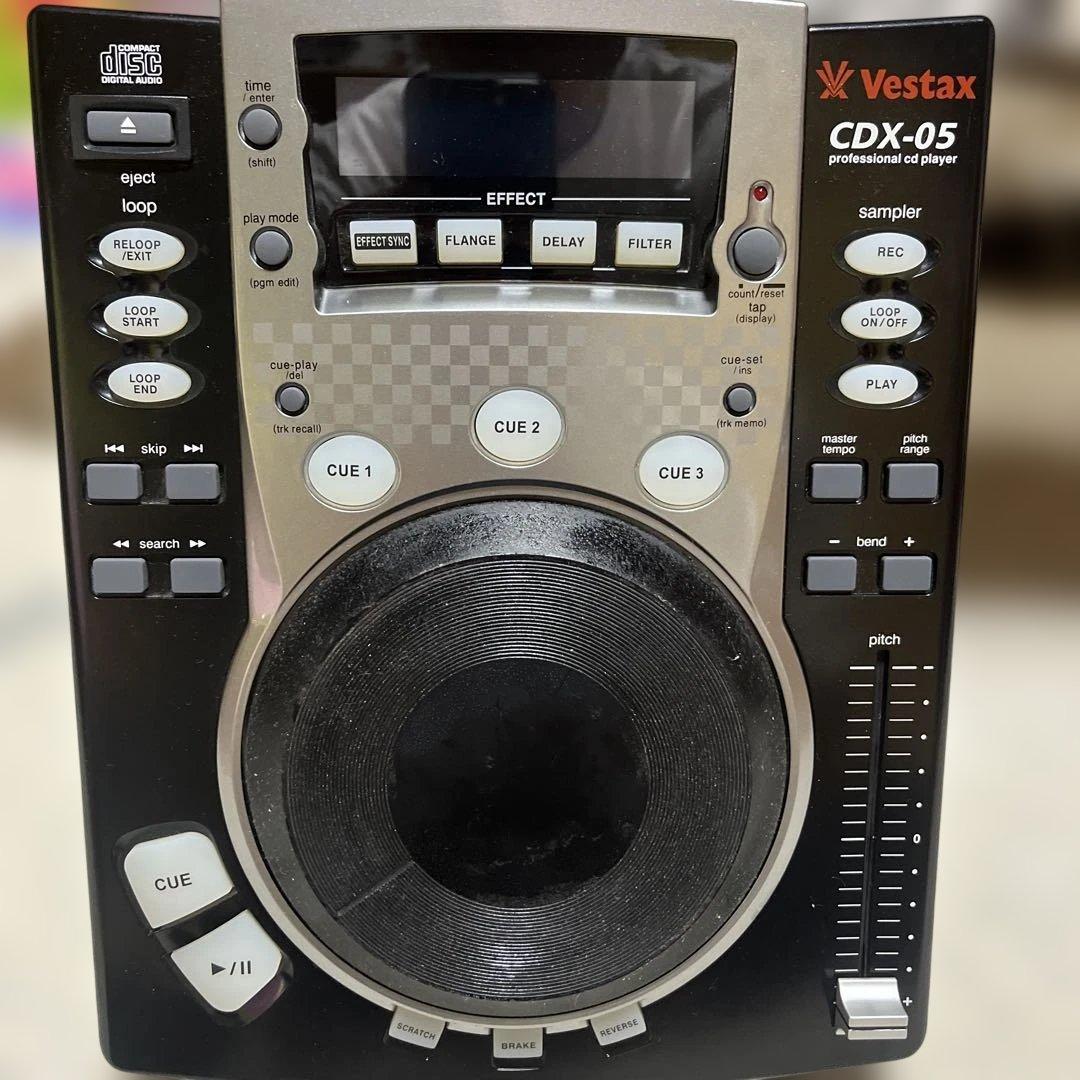 Vestax CDX-05 デジタル表示 CDJ ループ/エフェクト/キュー機能