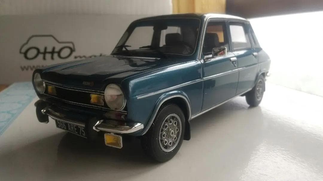 OTTO mobile SIMCA 1100 Ti Bleu ミニカー 1/18