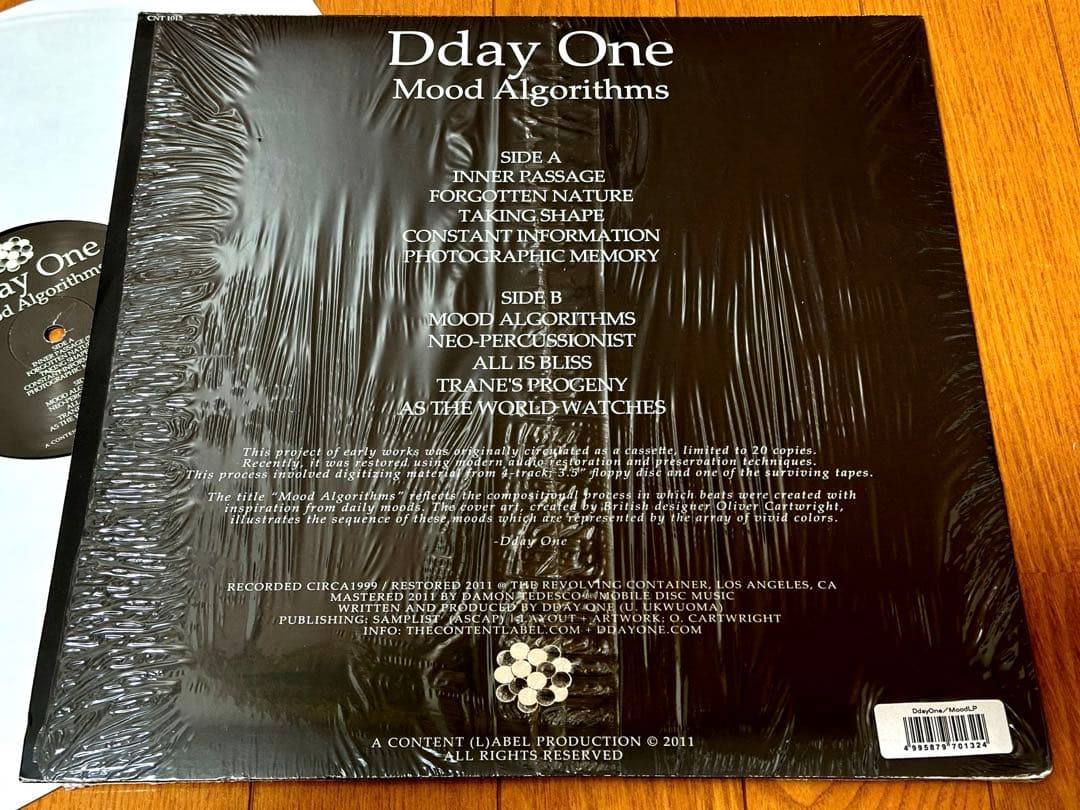 レア限定盤 Dday One / MOOD ALGORITHMS アナログLP
