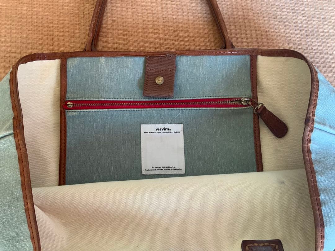 visvim トートバッグ グリーン　r Tote L