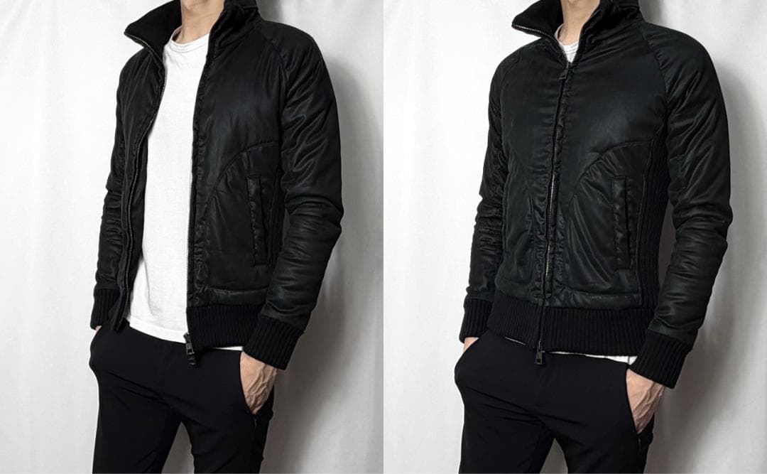 定価10万 AKM NUBUCK PADDING スタンドトラックジャケット M