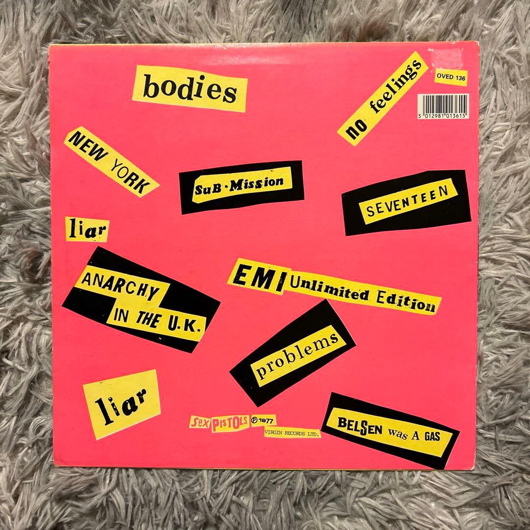 洋楽 Sex Pistols Never Mind The Bollocks UK