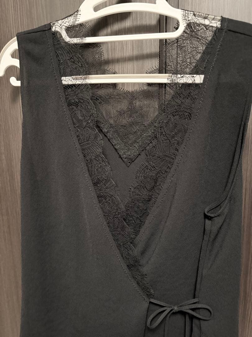 【新品タグ付き】plage solstiss frenchlaceレースジレ