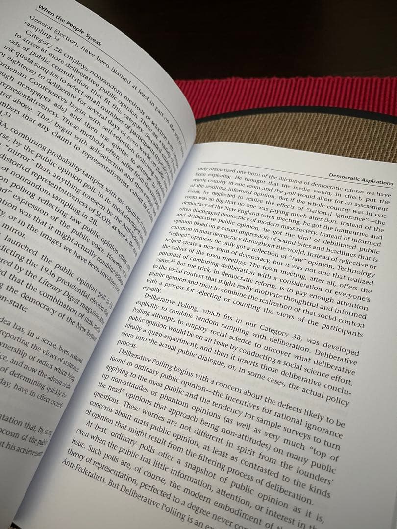 洋書 When the People Speak James S. Fishkin