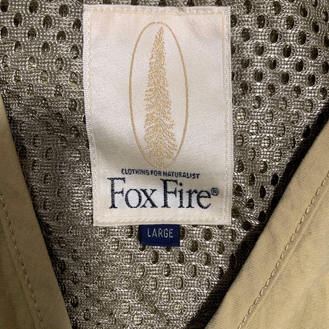 FoxFire フィッシングベスト LARGE カーキ