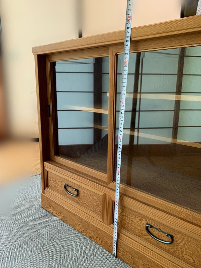 屋久杉　茶箪笥　工芸家具　　　　古典木工社製　希少