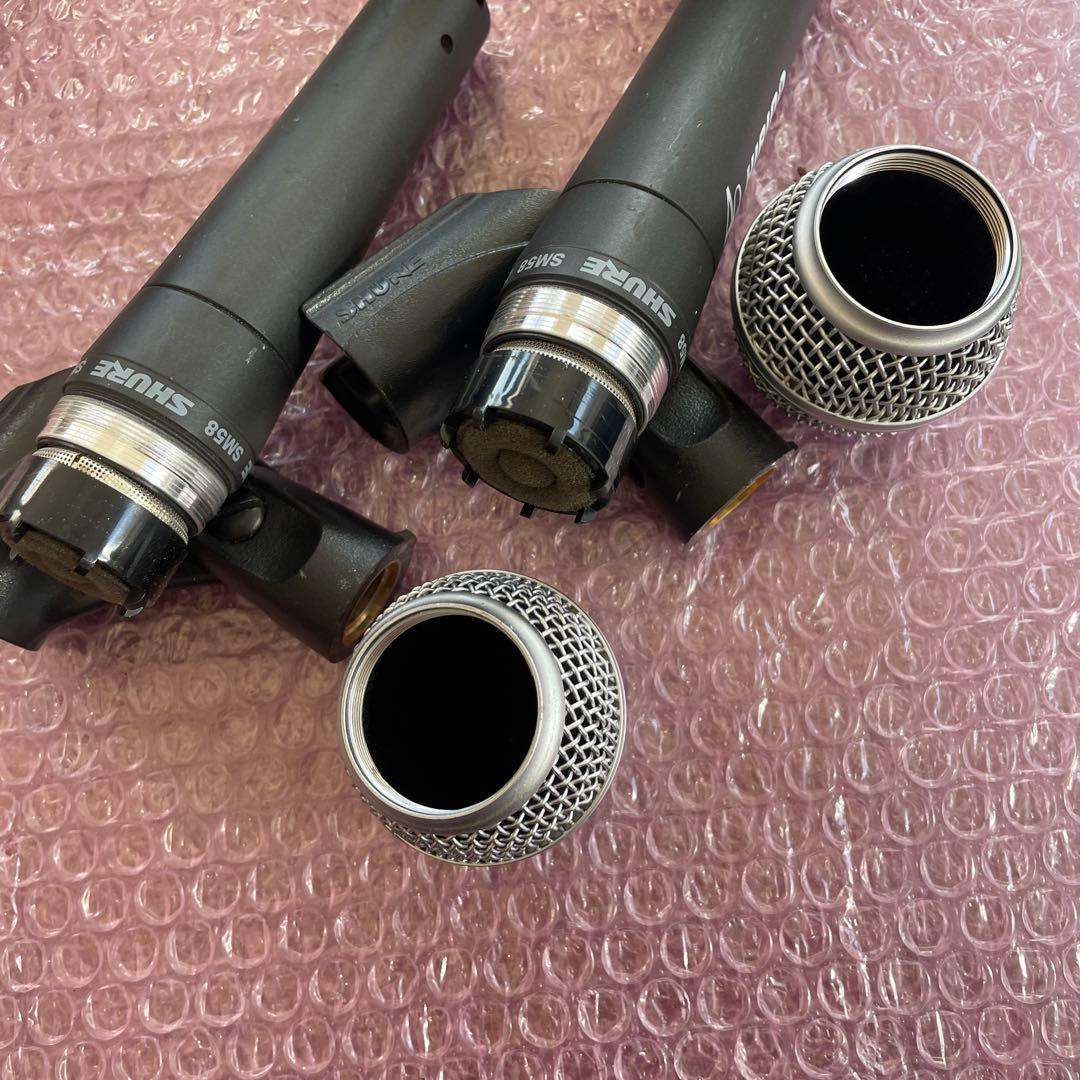 SHURE SM58 ダイナミックマイク 2本セット