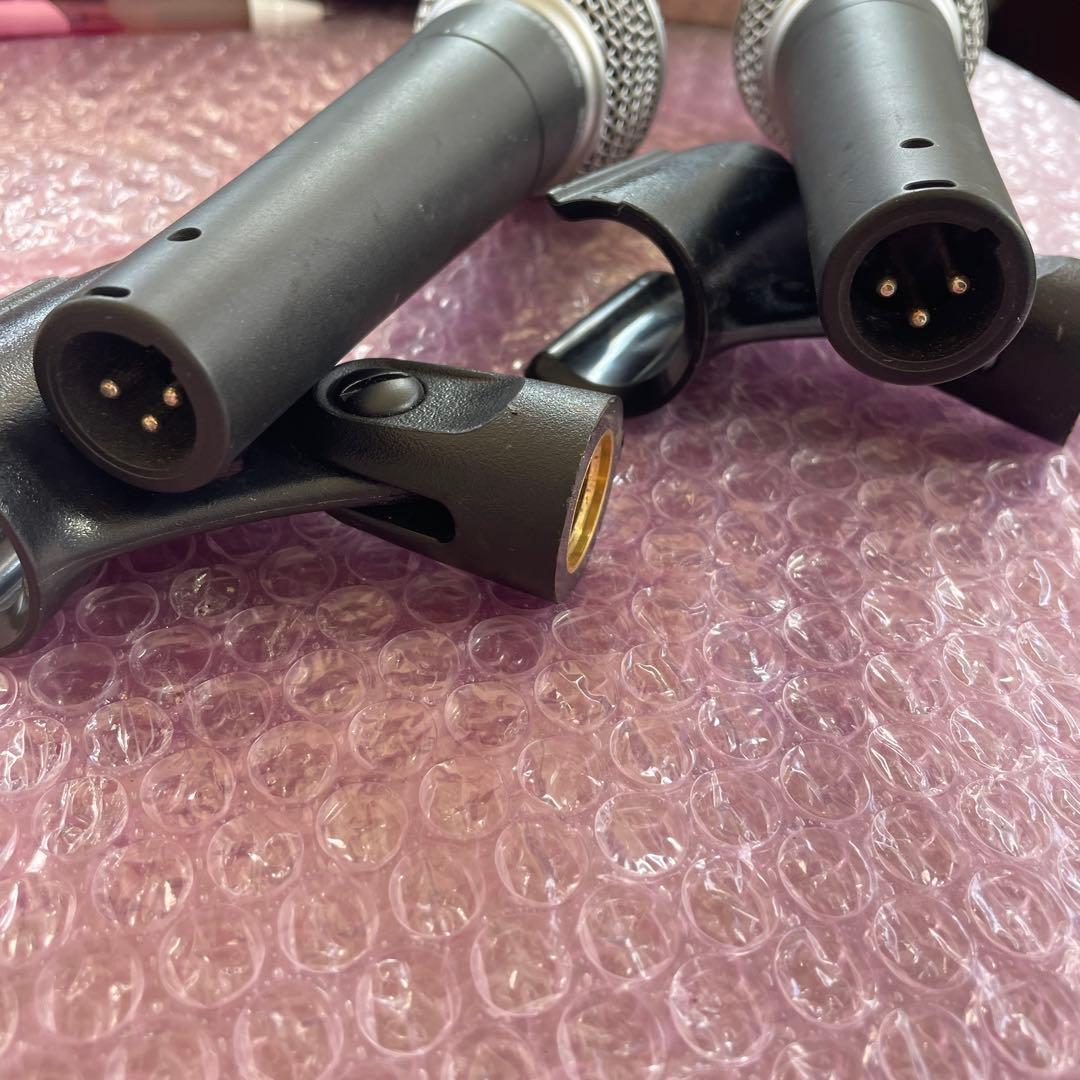 SHURE SM58 ダイナミックマイク 2本セット