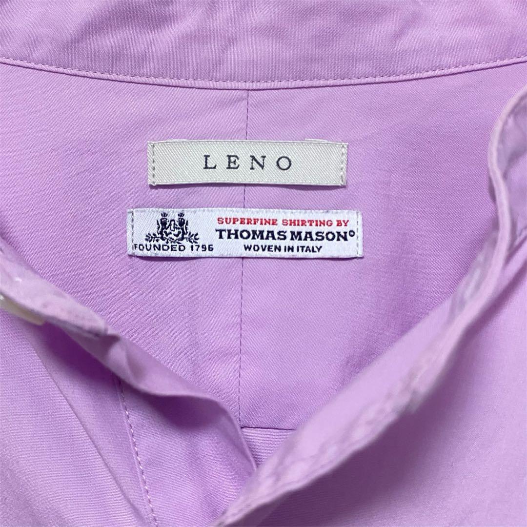 LENO×THOMAS MASON 上質シャツワンピース