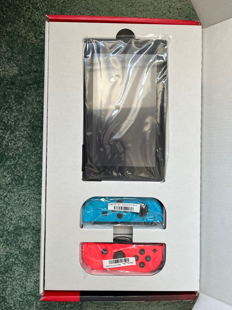 良品Nintendo Switch 本体、付属品、箱全て付属、希望でsdカード付