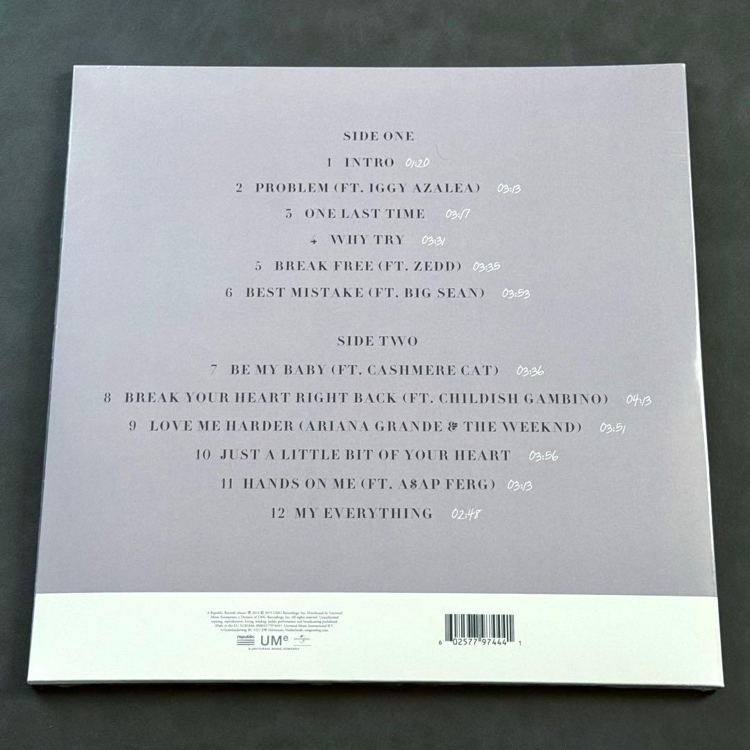 Ariana Grande My Everything【アナログレコード】新品