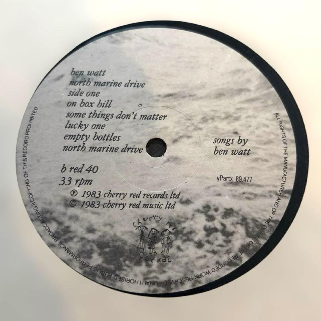 Ben Watt North Marine Drive LP ベン•ワット