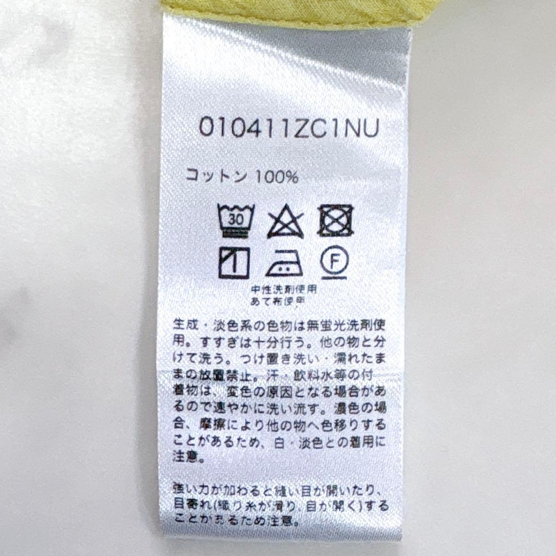 美品♪ヌキテパ　別注 ストライプシャツワンピース　コットンボイル　透け感