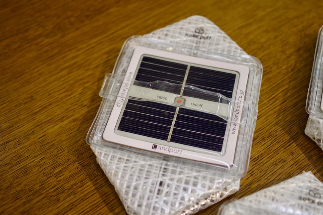 Landport solar puff ウォームライト（4個セット）