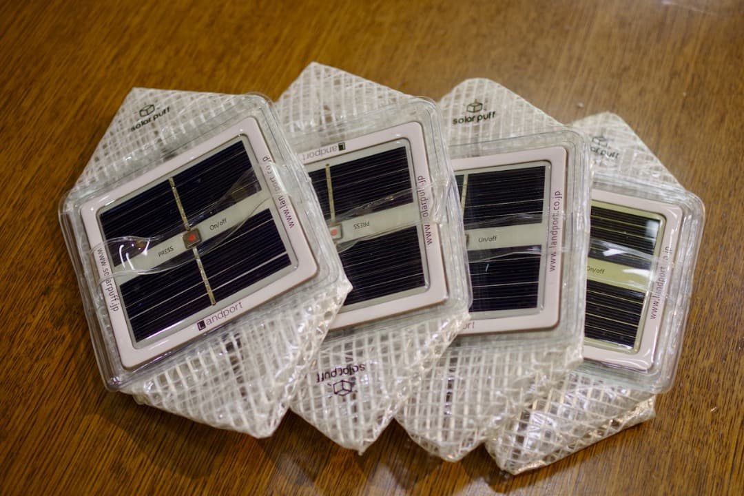 Landport solar puff ウォームライト（4個セット）