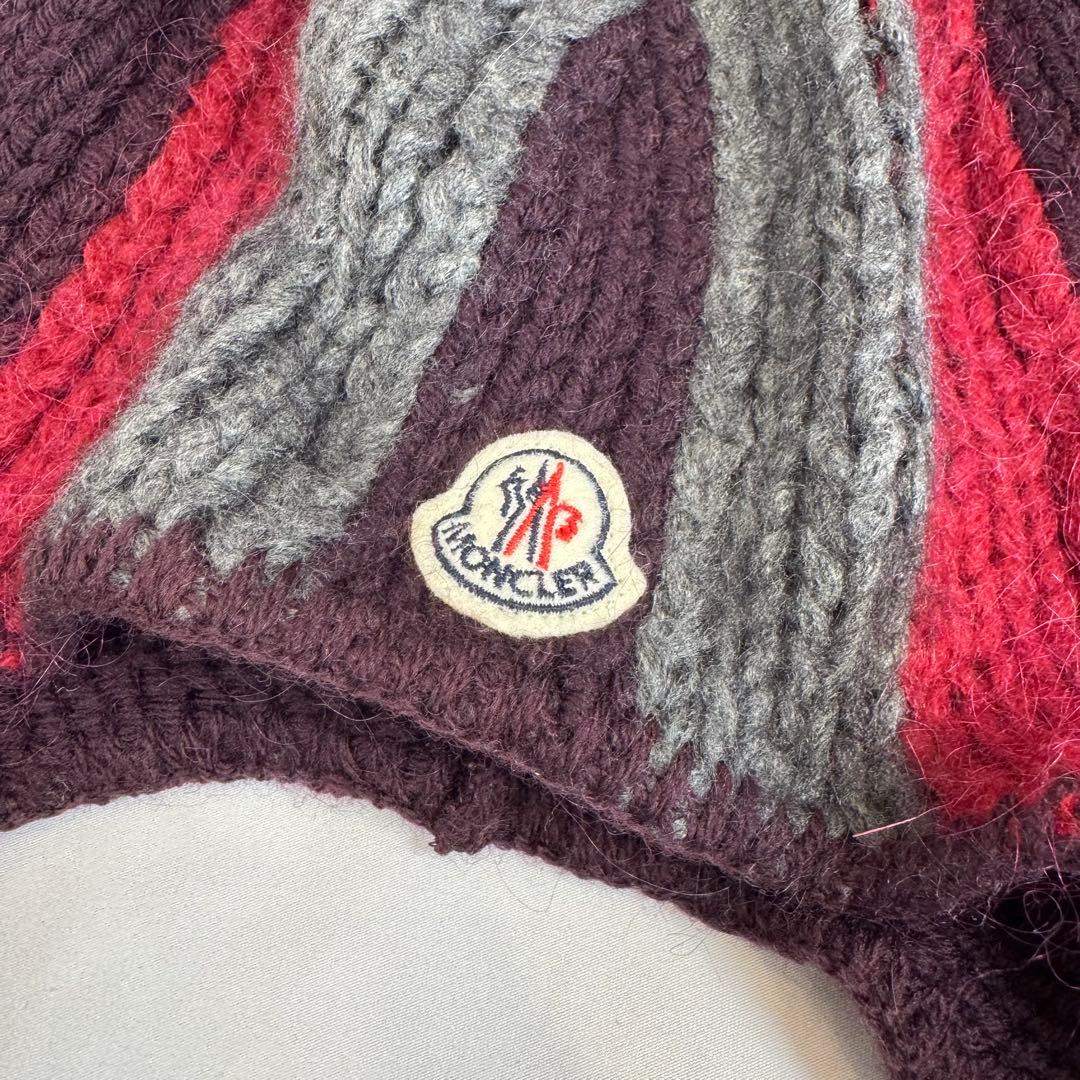 MONCLER モンクレール ニット帽 耳あて ボンボン