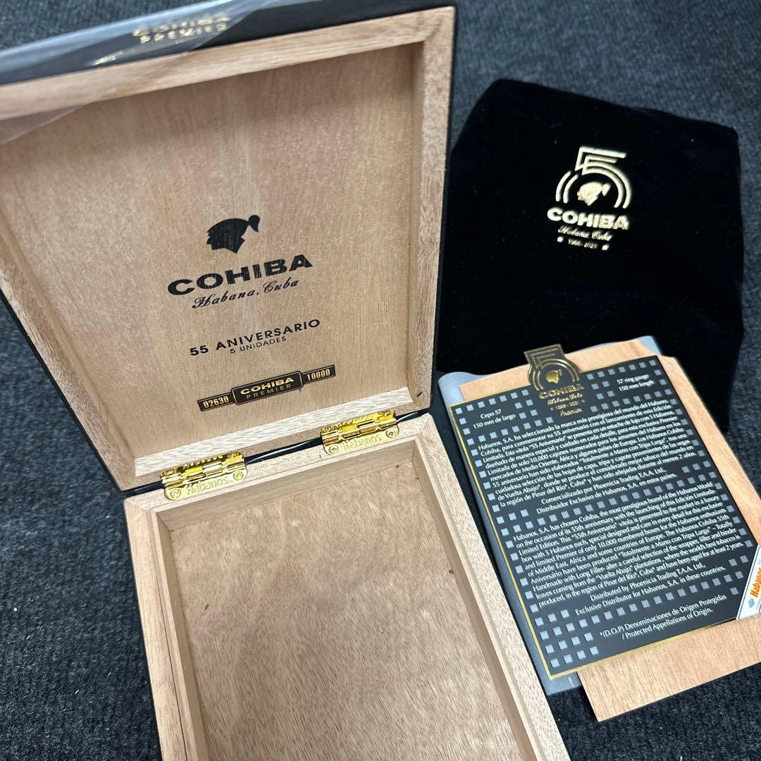 【空箱のみ】 COHIBA 55 Aniversario 木製ボックス