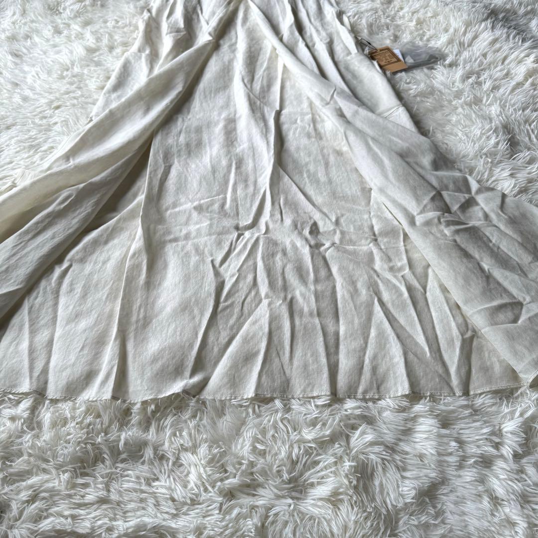 【新品未使用】BEARDSLEY ビアズリー　シアーロングジレ　アイボリー