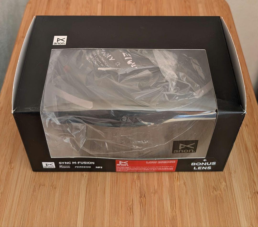 ⑤anon.Sync Low Bridge Fit Goggles+B.lens