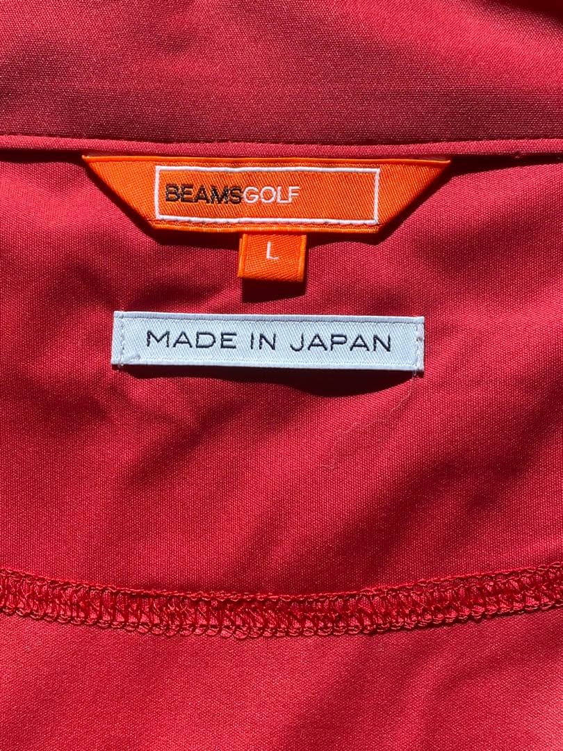 ビームスゴルフ 2WAY エアシャット 防風ブルゾン