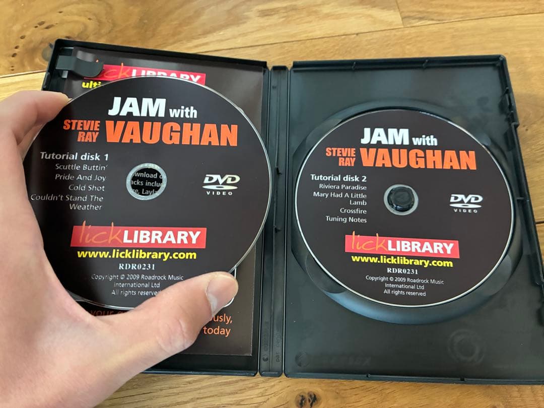 Jam with Stevie Ray Vaughan ギター教則DVD