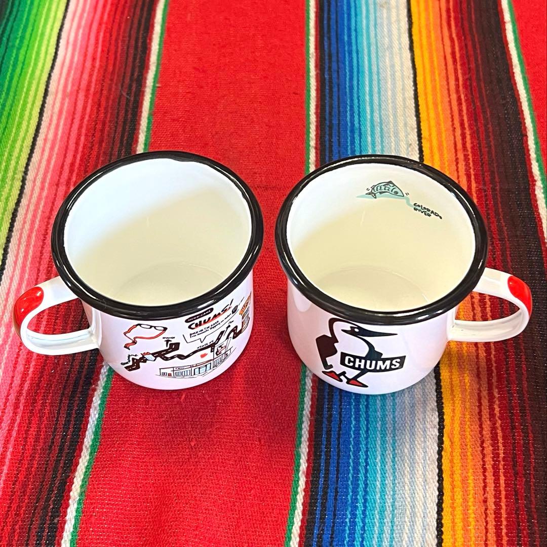 新品　CHUMS Enamel Mug チャムス カップ　2コセット