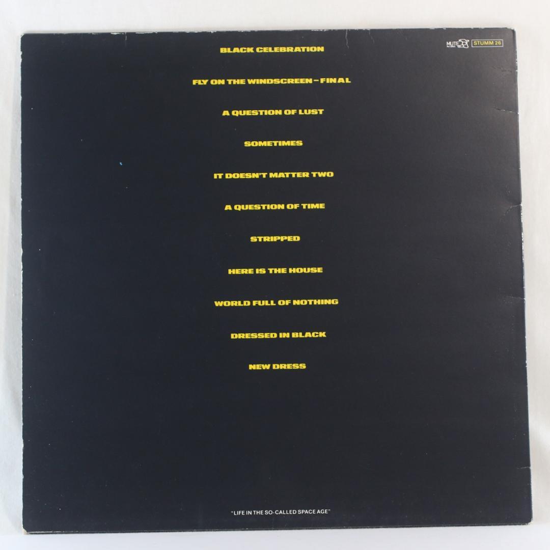 英LP Depeche Mode Black Celebration UK盤