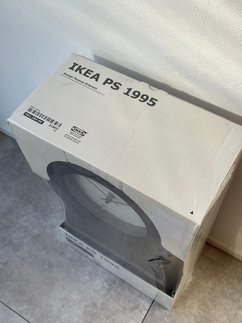 IKEA PS 1995 置時計 黒　未開封