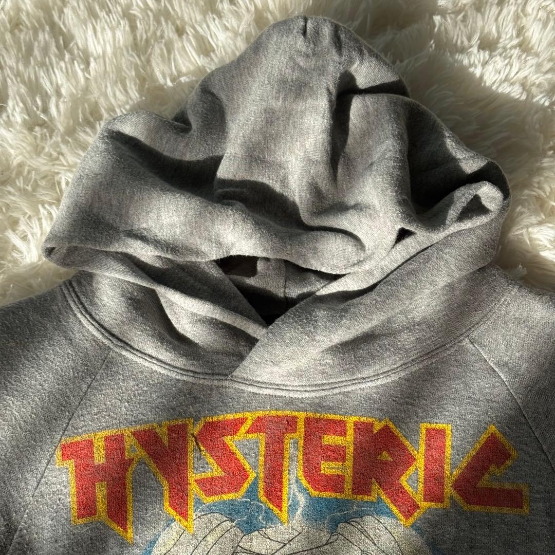 HISTERIC GLAMOUR パーカー グレー ミイラファックベア　M