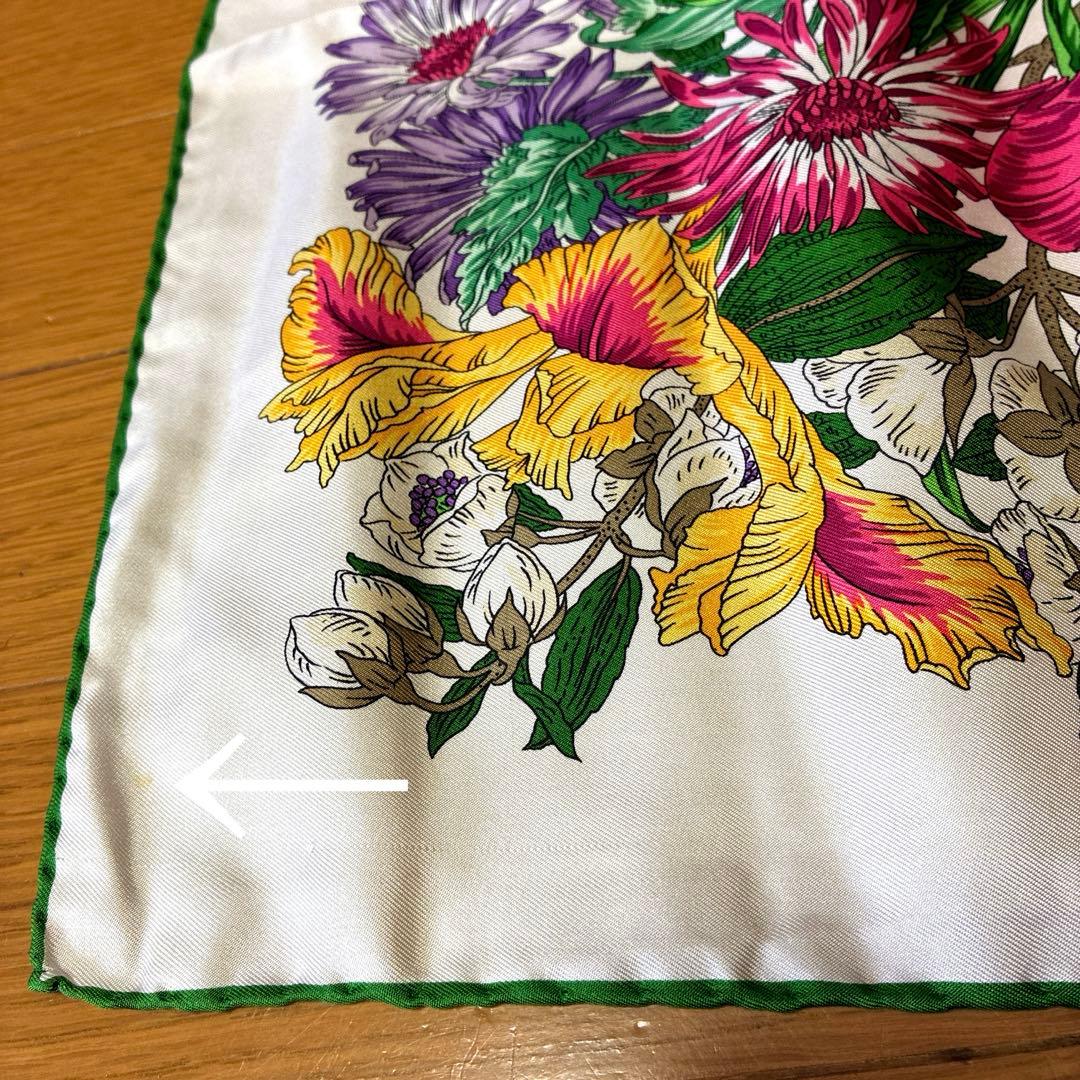 超希少　GUCCI 大判 スカーフ★ヴィンテージ★イタリア製