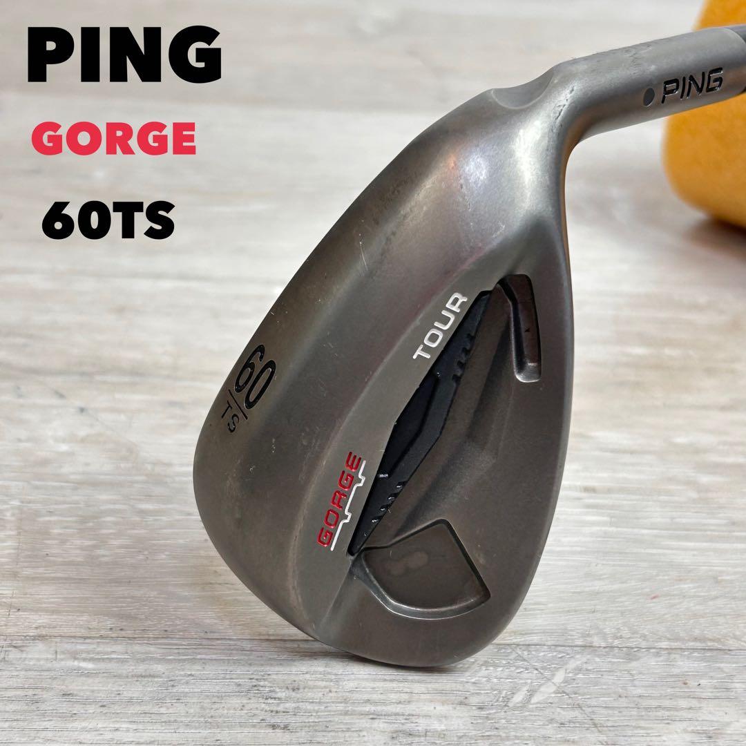 【メンズ右】PING ピン Gorge ウェッジ 60度
