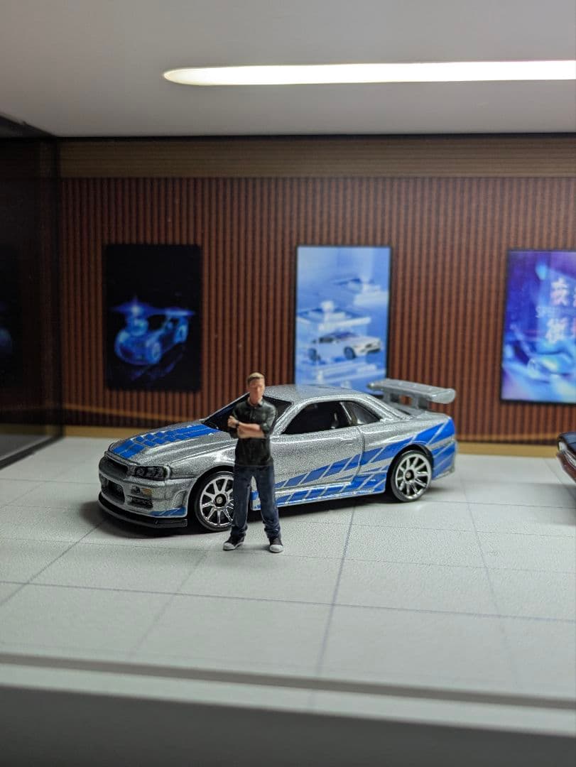 ※AKI　ミニカー専用ディスプレイ　1/64スケール 1階＋2階部分