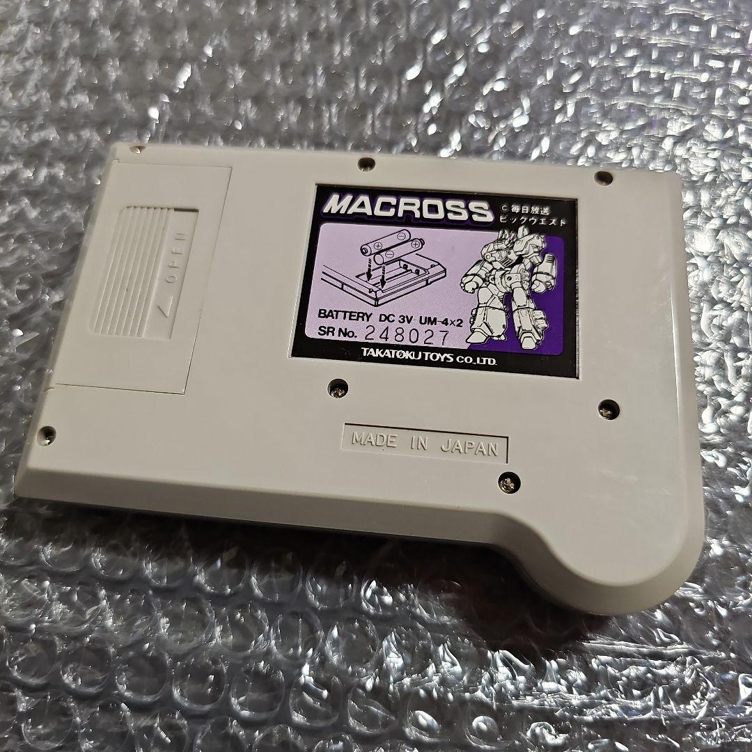 希少品　タカトクトイズ 超時空要塞マクロス スペースファイト　ゲームウォッチ