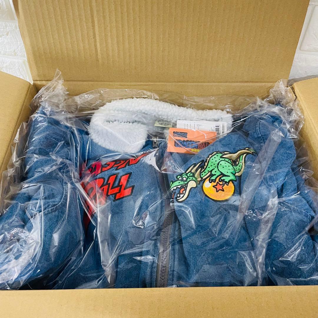 【新品未開封・L】ドラゴンボール × BREEZE コラボ デニムボアジャケット
