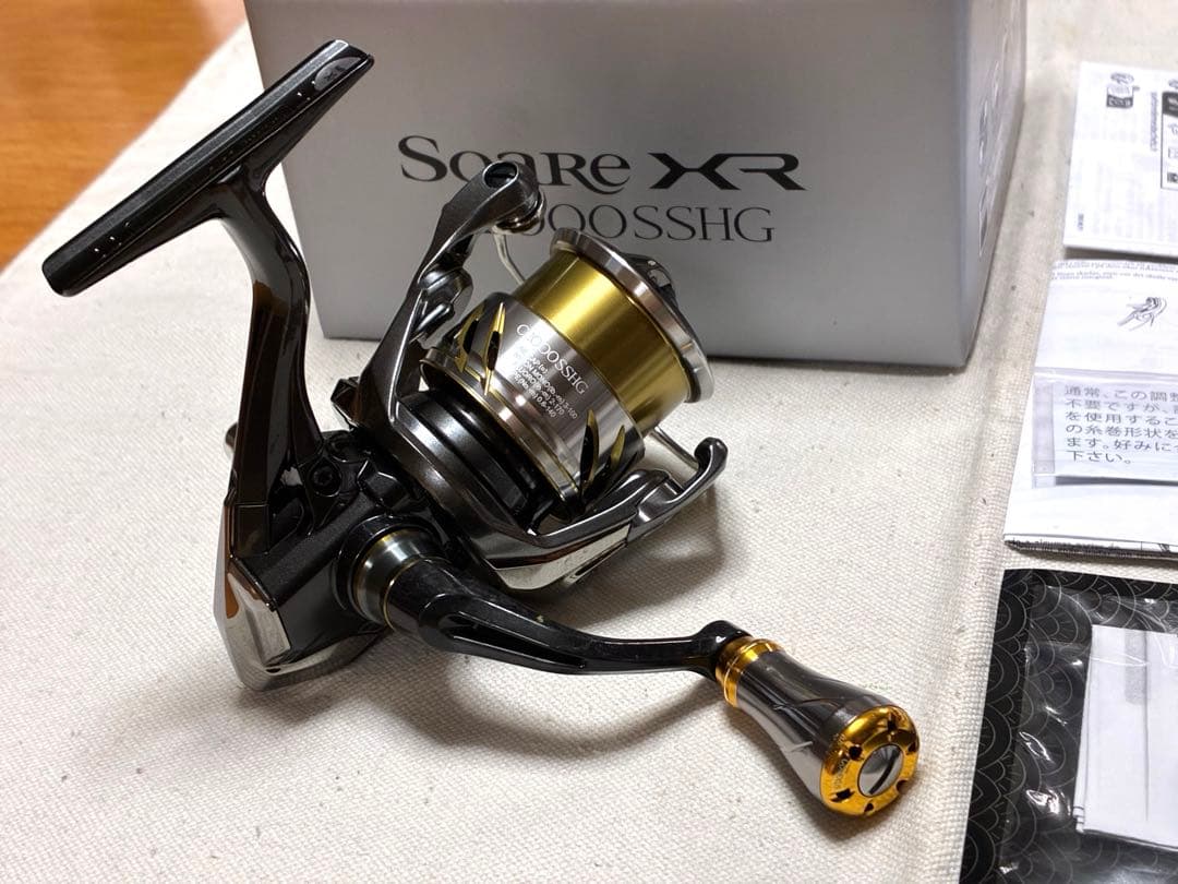 り*O様 【極美品】シマノ リール 25ソアレXR C2000SSHG 【カスタ