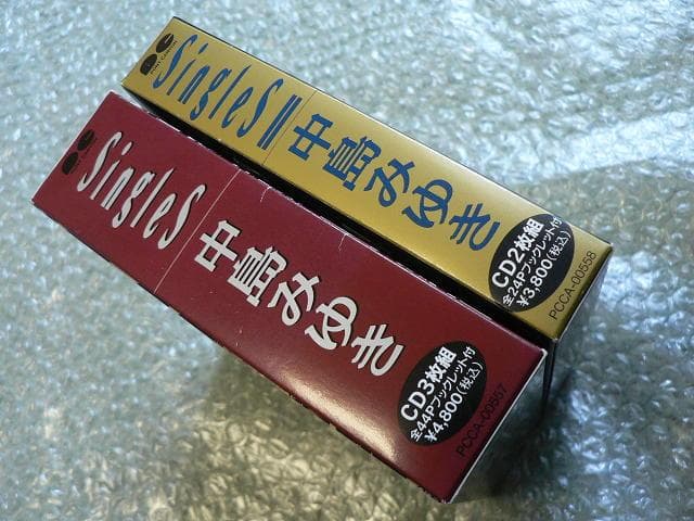 全60曲【5CD】中島みゆき★ベストアルバム2種『Singles＆Ⅱ』シングルス
