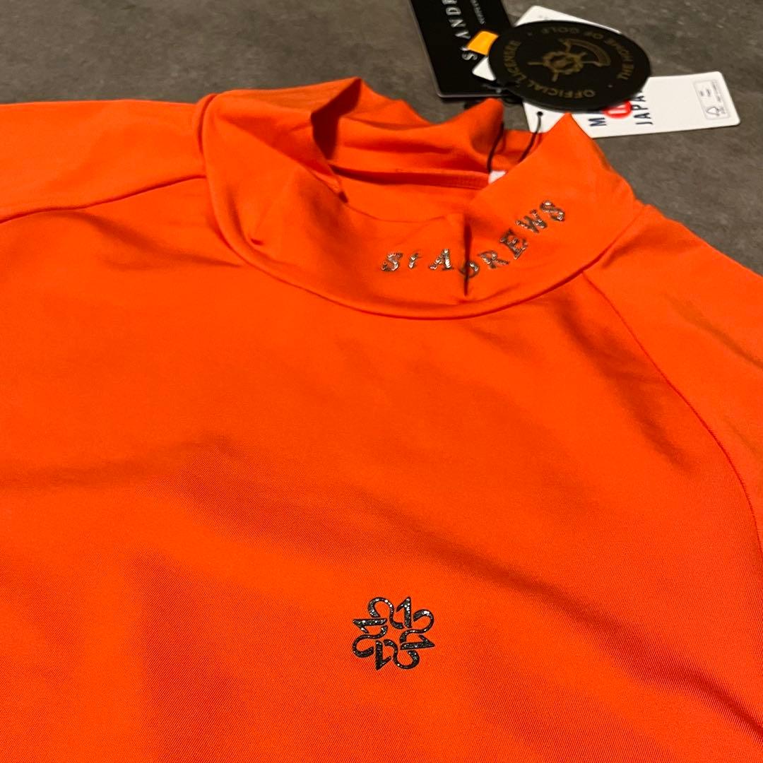 新品 St ANDREWS セントアンドリュース カチオン ベア天竺 ハイネック