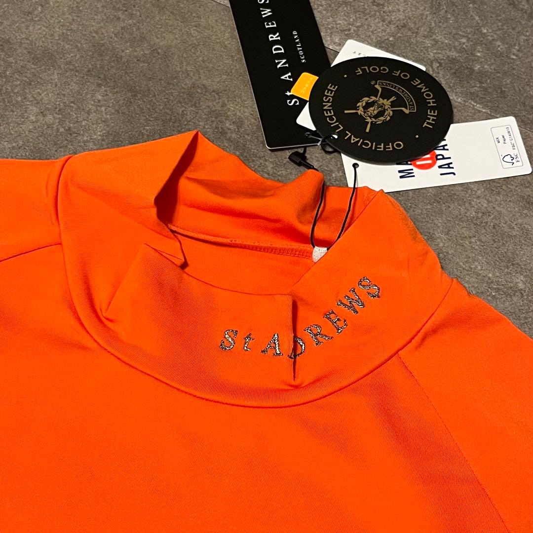 新品 St ANDREWS セントアンドリュース カチオン ベア天竺 ハイネック