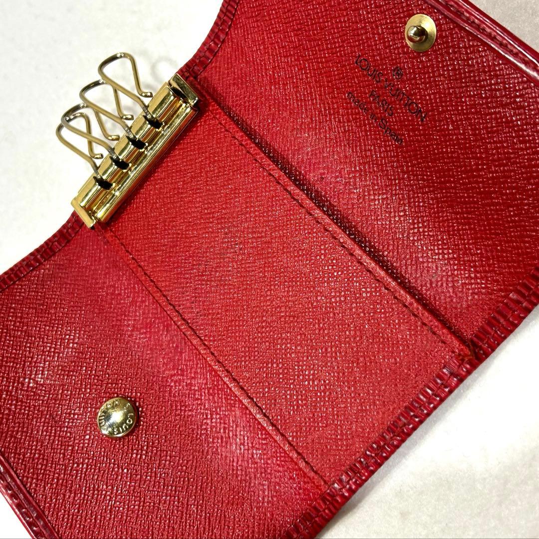 LOUIS VUITTON キーケース　ミュルティクレ4 エピレザー