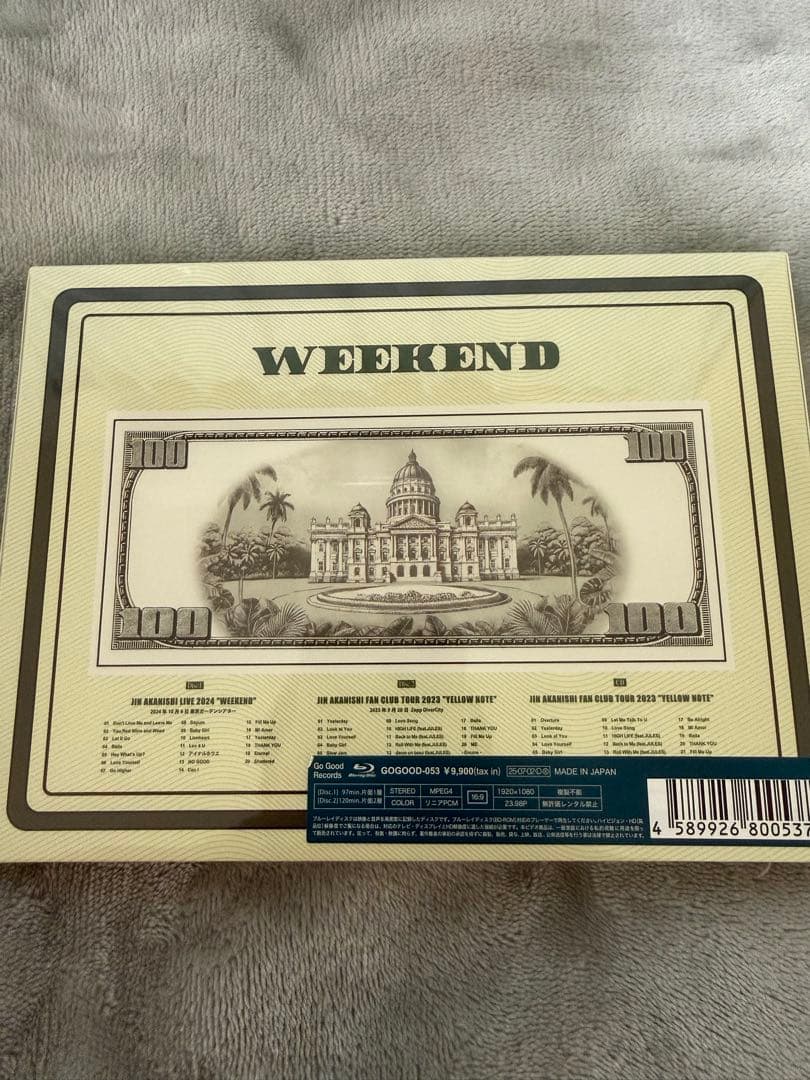 [新品未開封]JIN AKANISHI 赤西仁 WEEKEND 特別仕様版