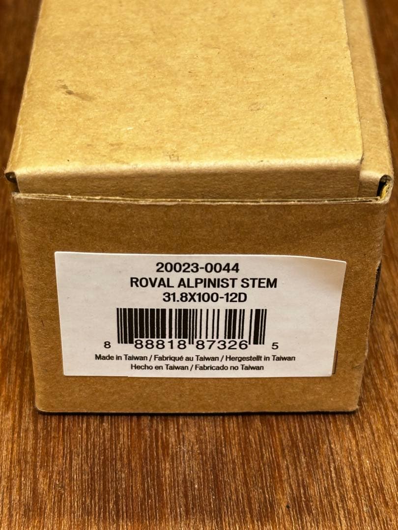 roval alpinist stem 31.8 100mm 12°