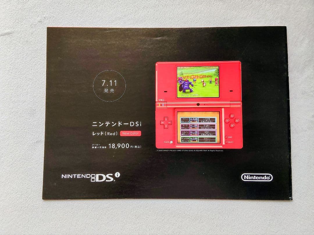 広告パンフレット ニンテンドーDS ドラゴンクエストIX 星空の守り人