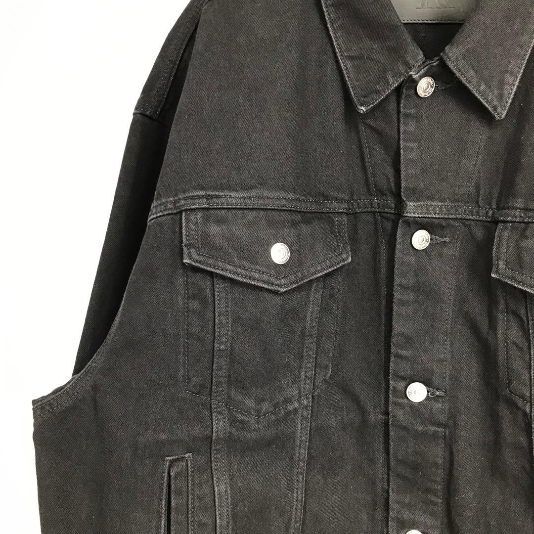 カルバンクライン　デニムジャケット　Gジャン　XL　ブラック