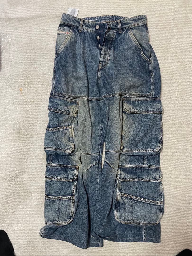 DIESEL デニムカーゴパンツ RelaxedJeans