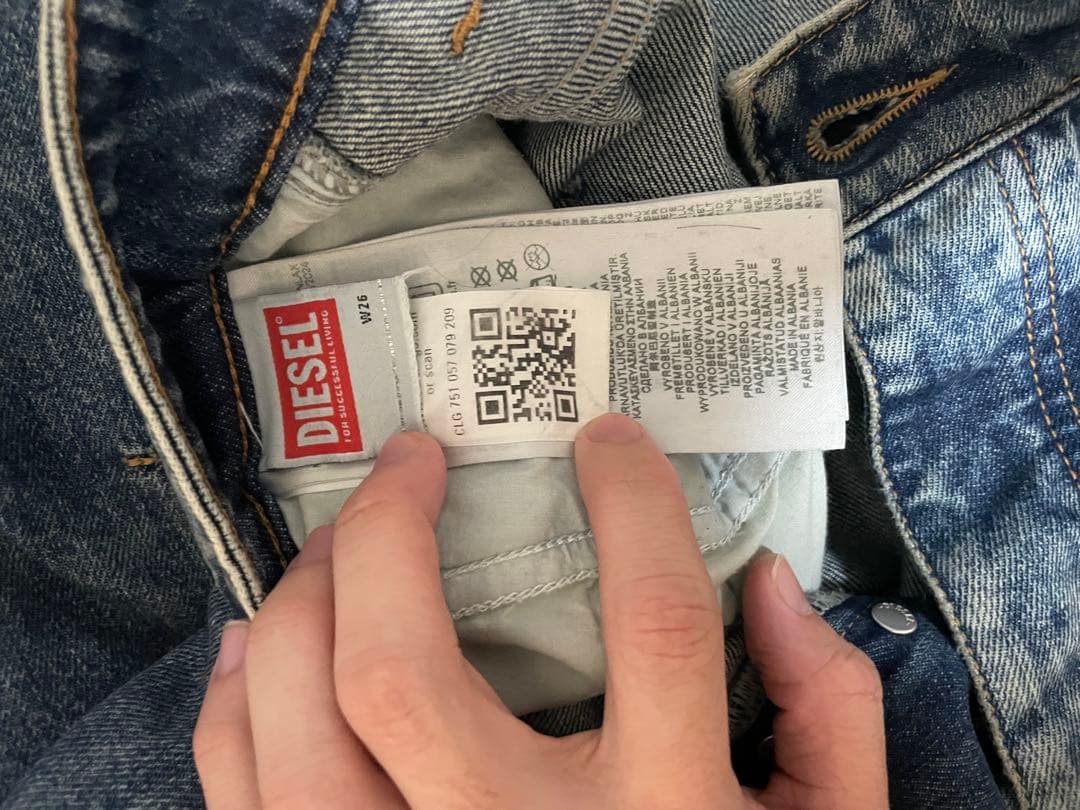 DIESEL デニムカーゴパンツ RelaxedJeans