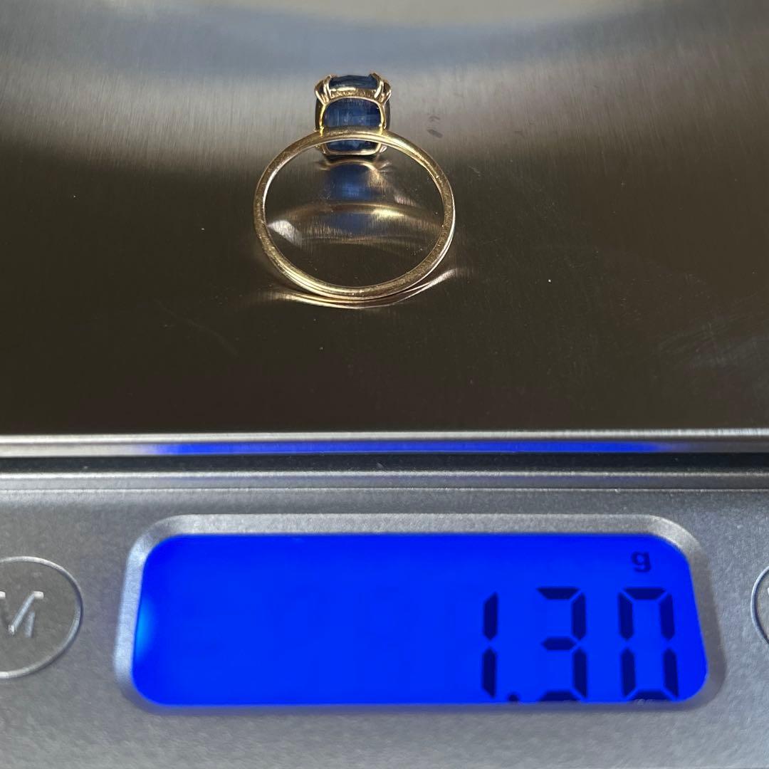 agete カイヤナイト　K10 リング　9号