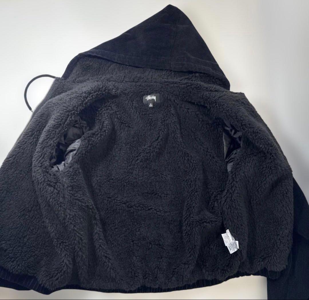 STUSSY 短丈 コーデュロイ パーカー ブルゾン M
