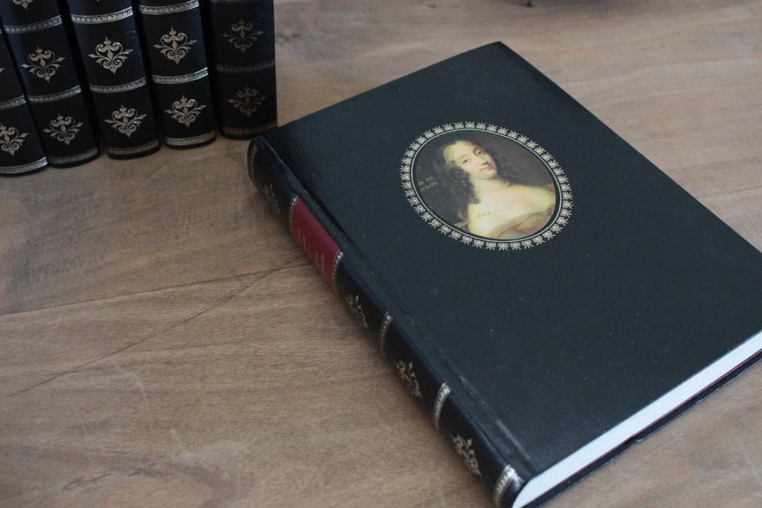 フランス古書 7冊セット/黒表紙・インテリア撮影