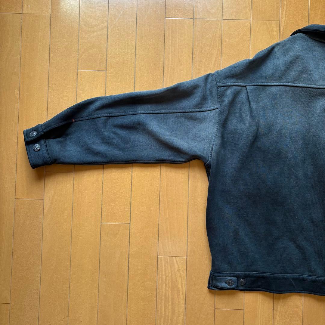 Bonknow freaks スウェット　トラッカージャケット　ブラック