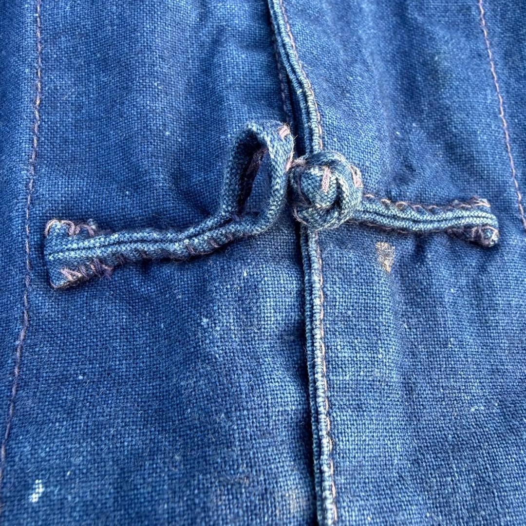 french vintage china jacket インディゴブルー XL
